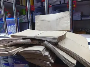 A Packet Of Dl Size Plain Brown Envelopes-25pieces