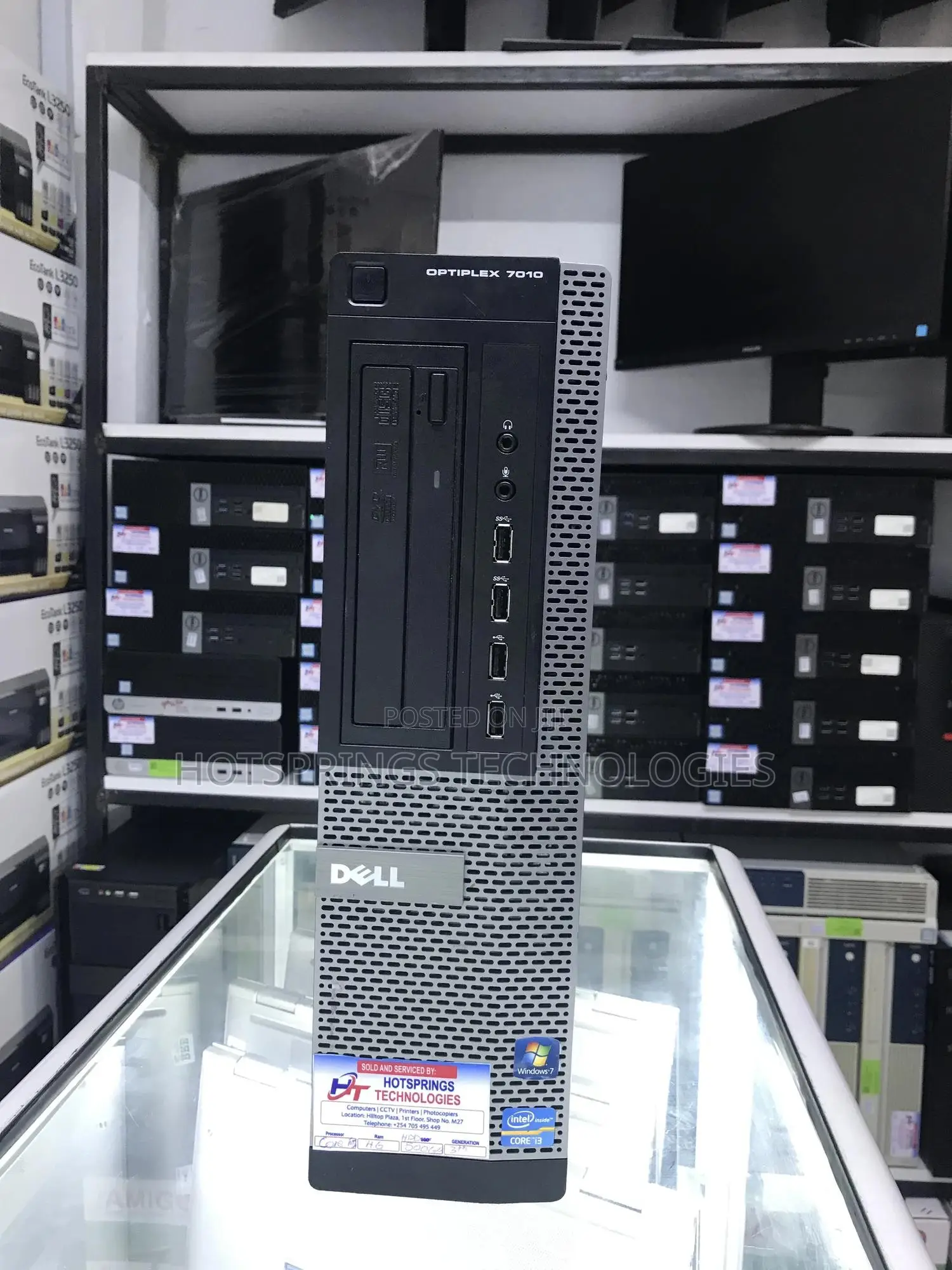Desktop Computer Dell OptiPlex 7010 4GB Intel Core I5 HDD 500GB