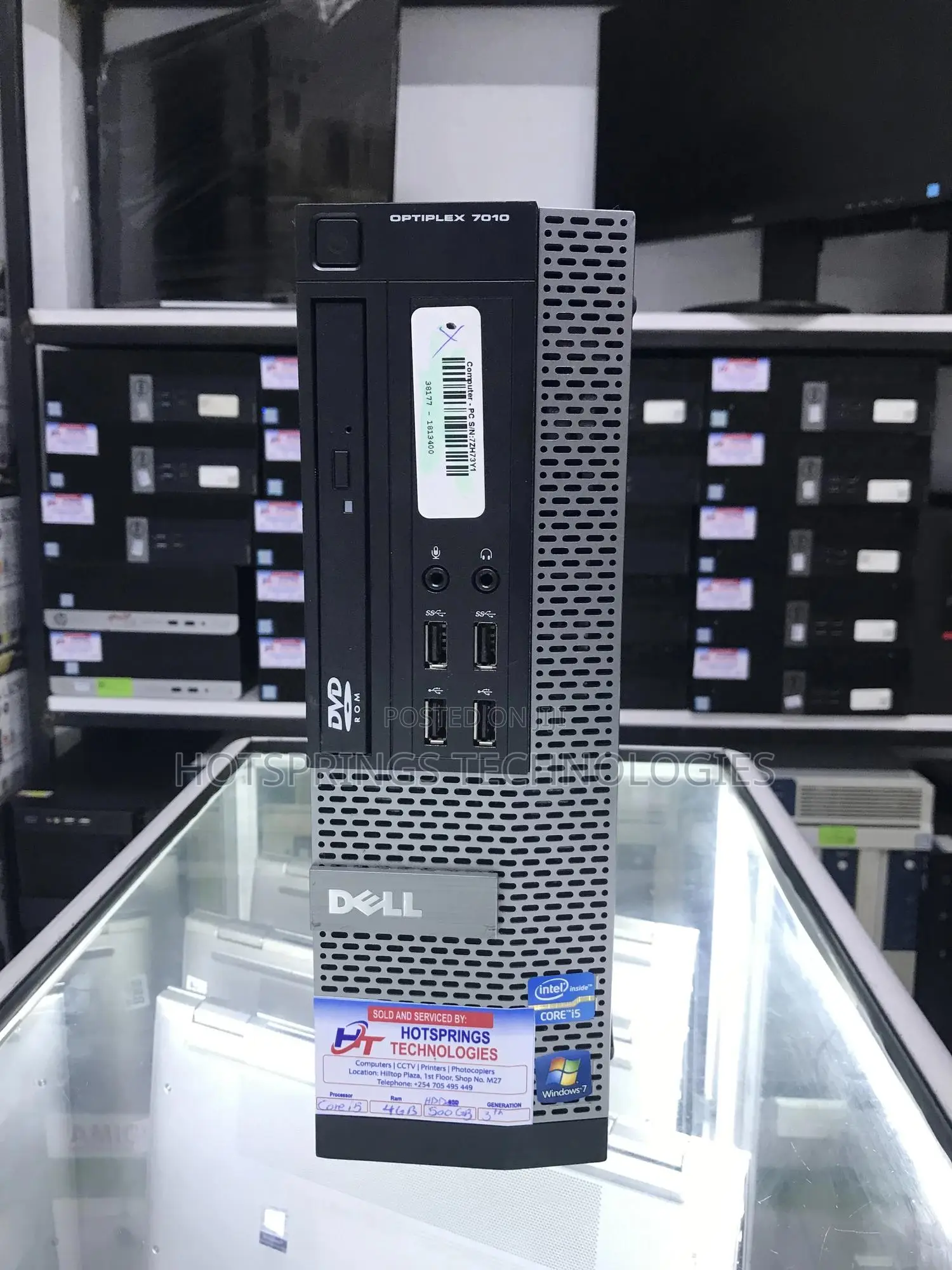Desktop Computer Dell OptiPlex 7010 4GB Intel Core I5 HDD 500GB