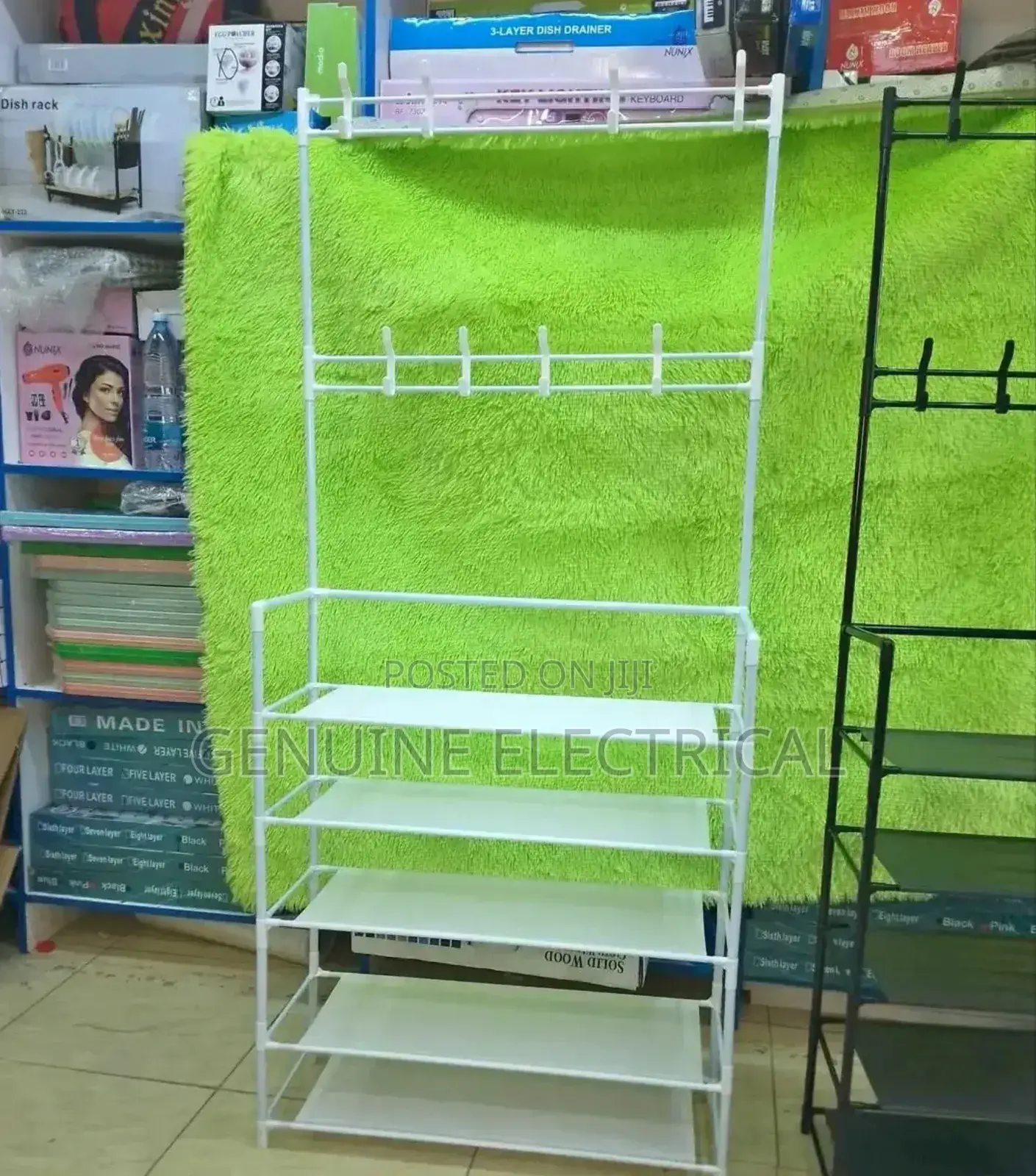 Nunix All-in-1 Shoe Rack/Coat /Cap Scarf Bag Cloths Hanger