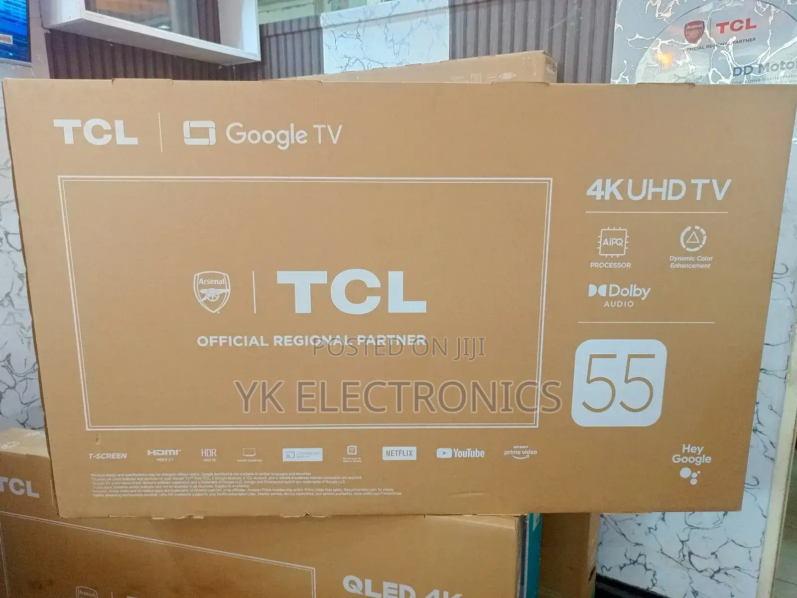 TCL 55inch Google TV Smart TV Uhd -Led-55p69b(2025 Model)