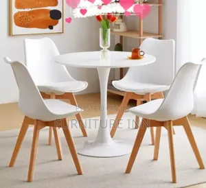 Beautiful Circular Dining Table Set