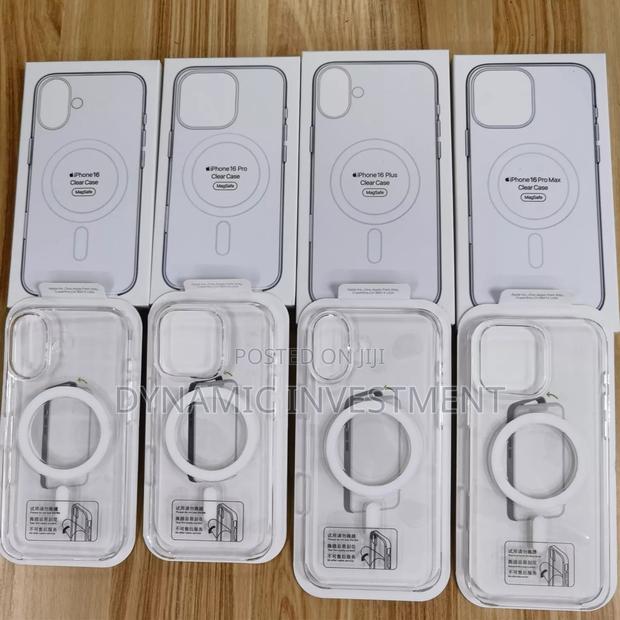 iPhone 16 Pro Max 16 Pro 16 Plus Clear Magsafe Cases Cover - main view