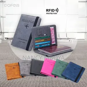 Passport Holder/Coverimitationleathercover With Rfid Blocker