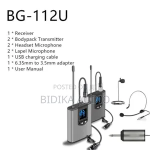 Bomge Uhf Wireless Microphone Headband