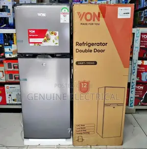 Von 136 Litres Double Door Fridge With 1 Yr Warranty