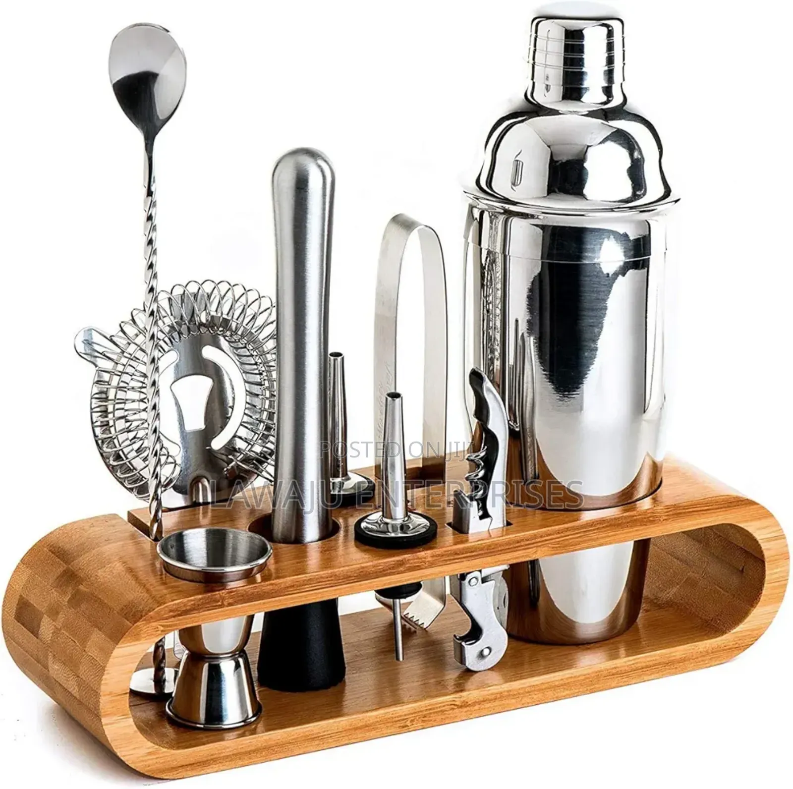 12 Pc Stainless Steel Bar Tool Set