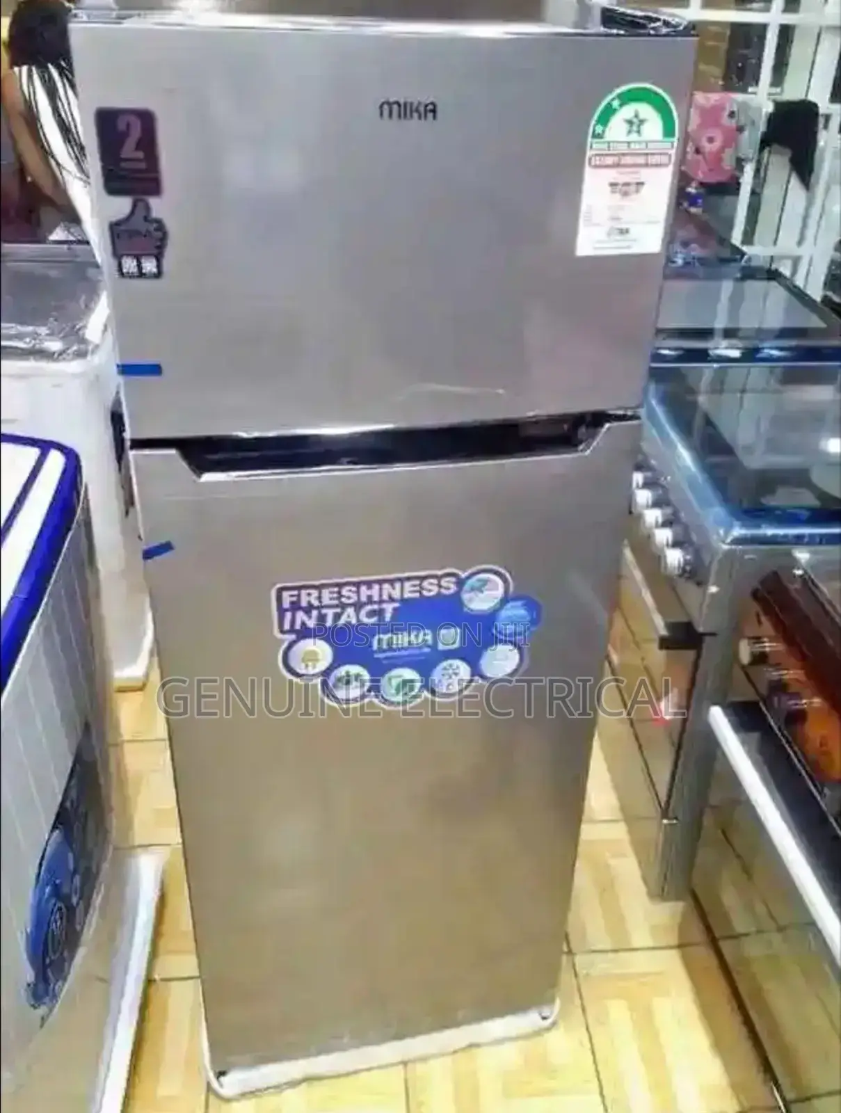 Mika 138l Grey With Lock Best Refrigerator