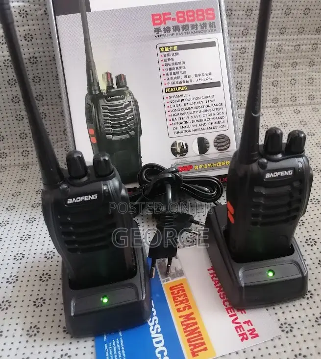 2pcs Baofeng Bf-888s Walkie Talkie
