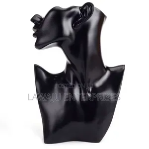 Black Mannequin Jewelry Display Stand