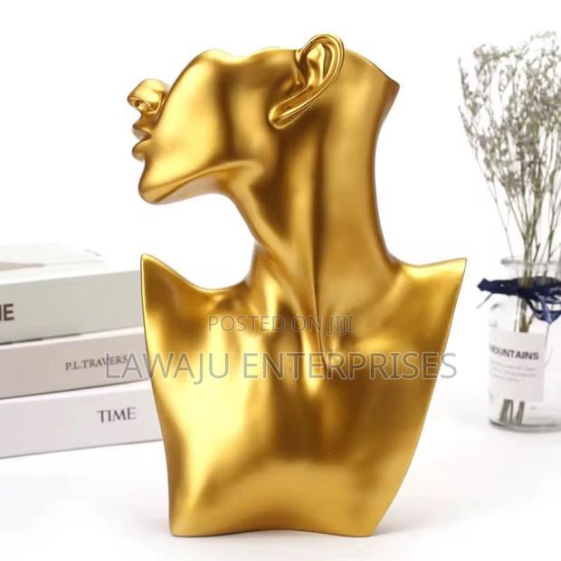 Gold Mannequin Jewelry Display Stand