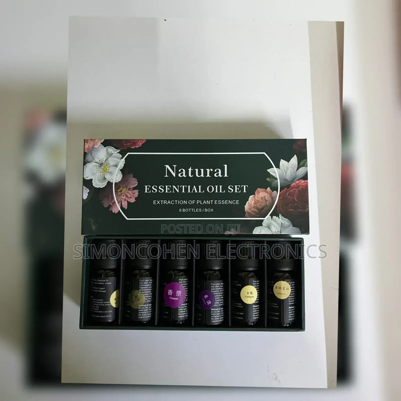 Natural Essential Oil Set of 6 Pieces(10ml Each Bottle)