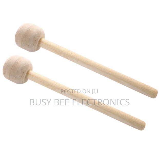Percussion Wood Marching Bass Drum Mallets With Felt Head