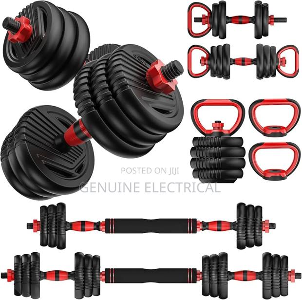 Quality 50kg 6in1 Dumbells - main view