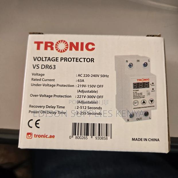 Tronic Adjustable Voltage Protector 63amps Surge Protect 63a - thumbnail 5