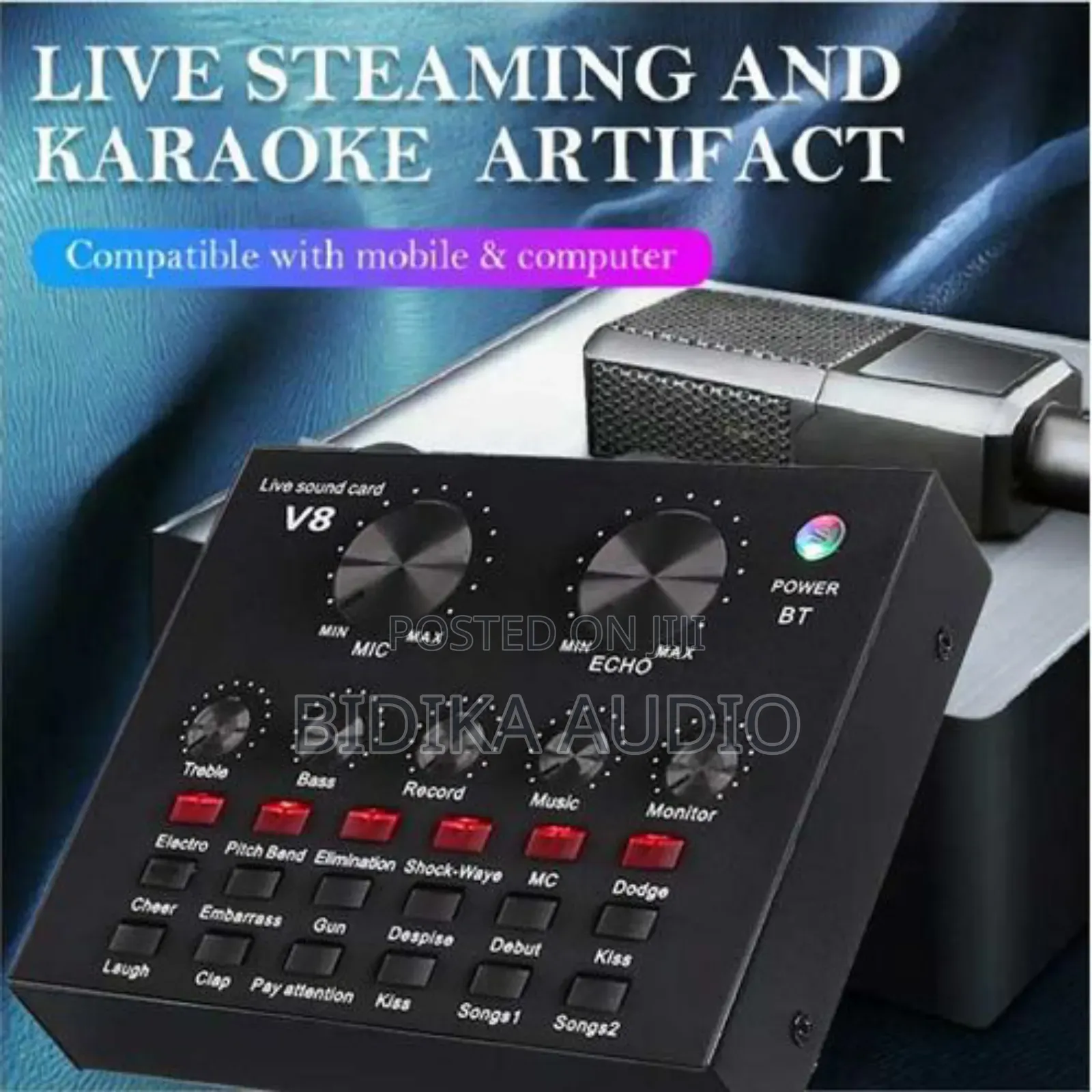Professional V8 Sound Card
