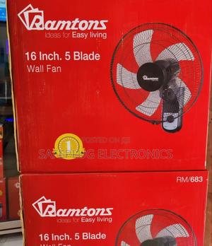 Rm/676 Ramtons 16 Inches Wall Fan 5 Blades - thumbnail 2