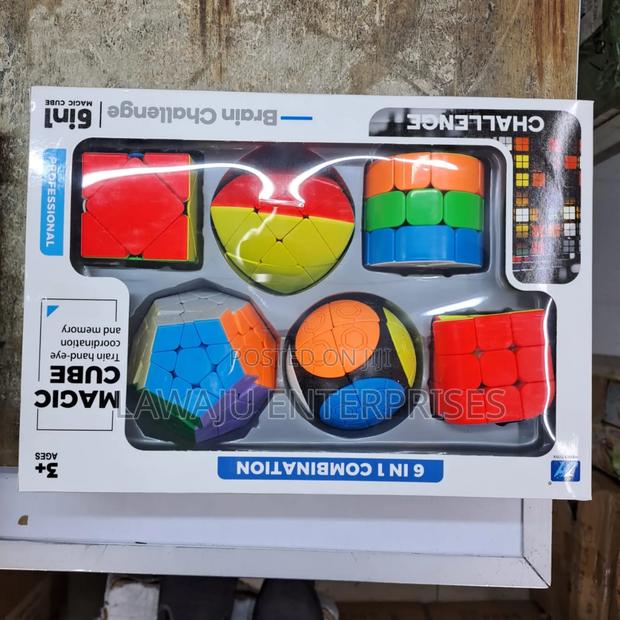 6 in 1 Rubik Cube Magic Cube Set - main view