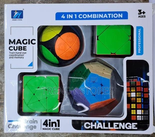 4 In 1 Magic Rubik Cube Set - main view