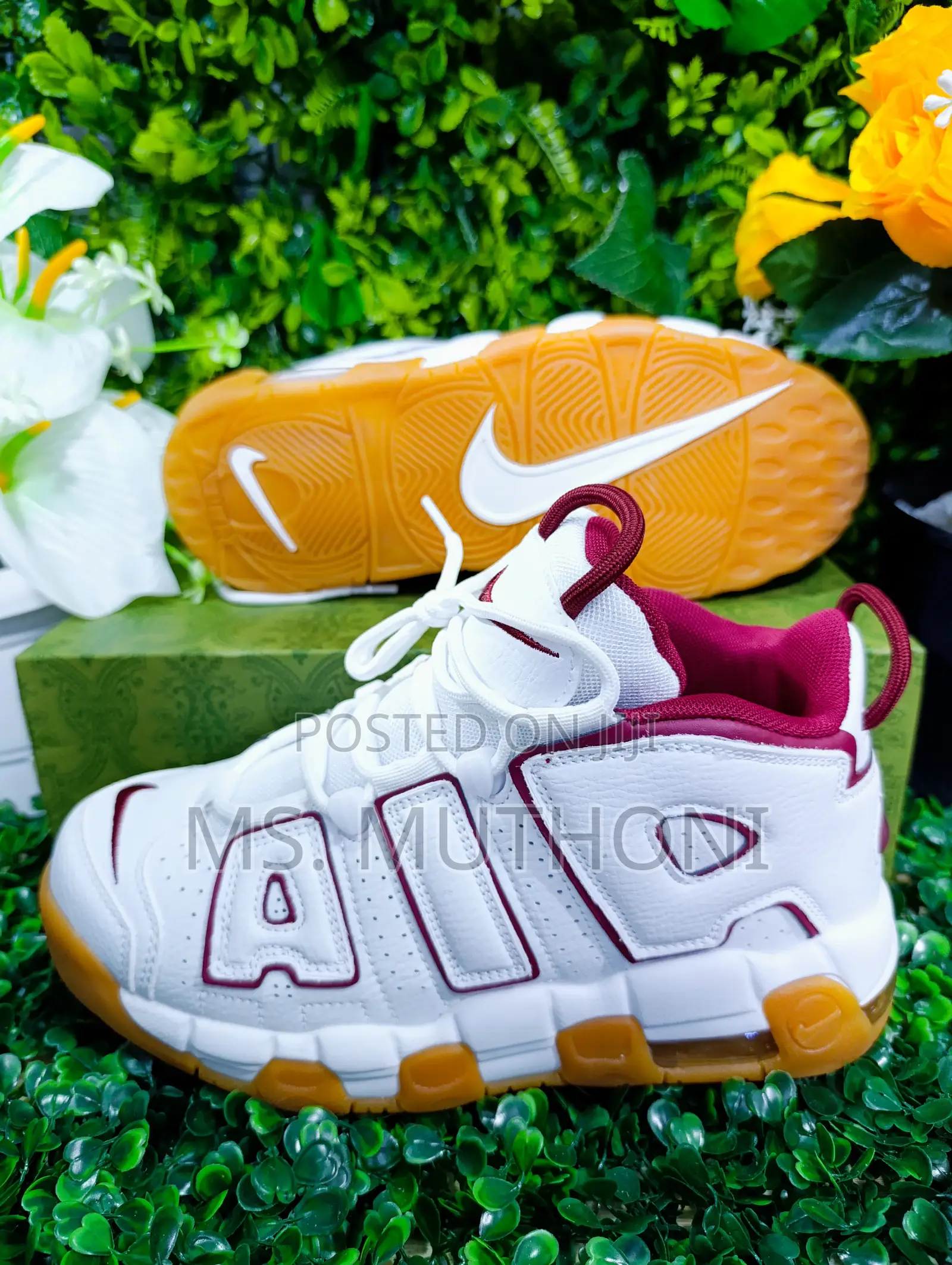 Nike Uptempo White/Brown. Sizes. 40-45.