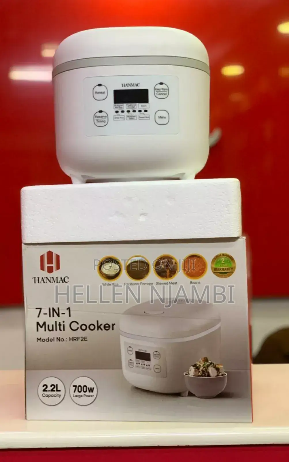 7 in 1 Hanmac Multi Cooker 2.2l/Multi Cooker