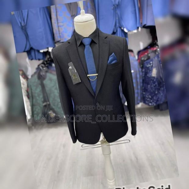 Black High Executive Men's Blazers - main view
