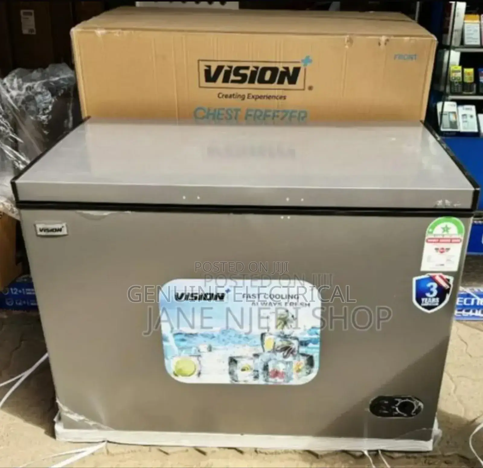 Vision 300litres Chest Deep Freezer