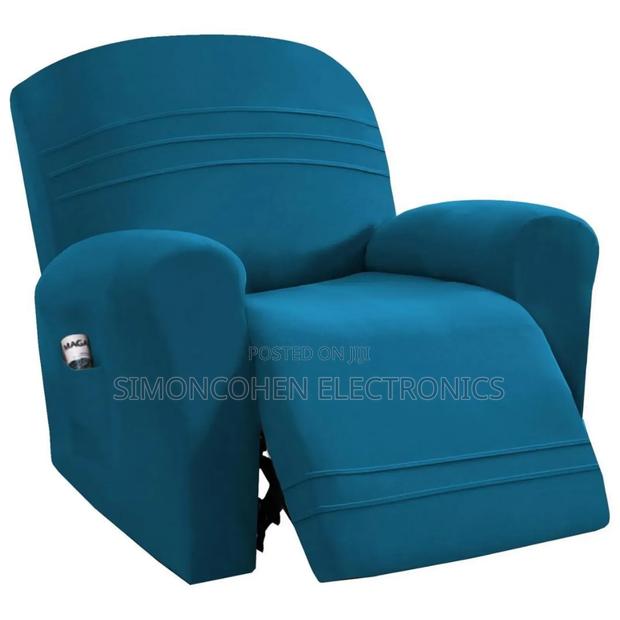 Velvet Recliner Sofa Covers 1 Seater - main view