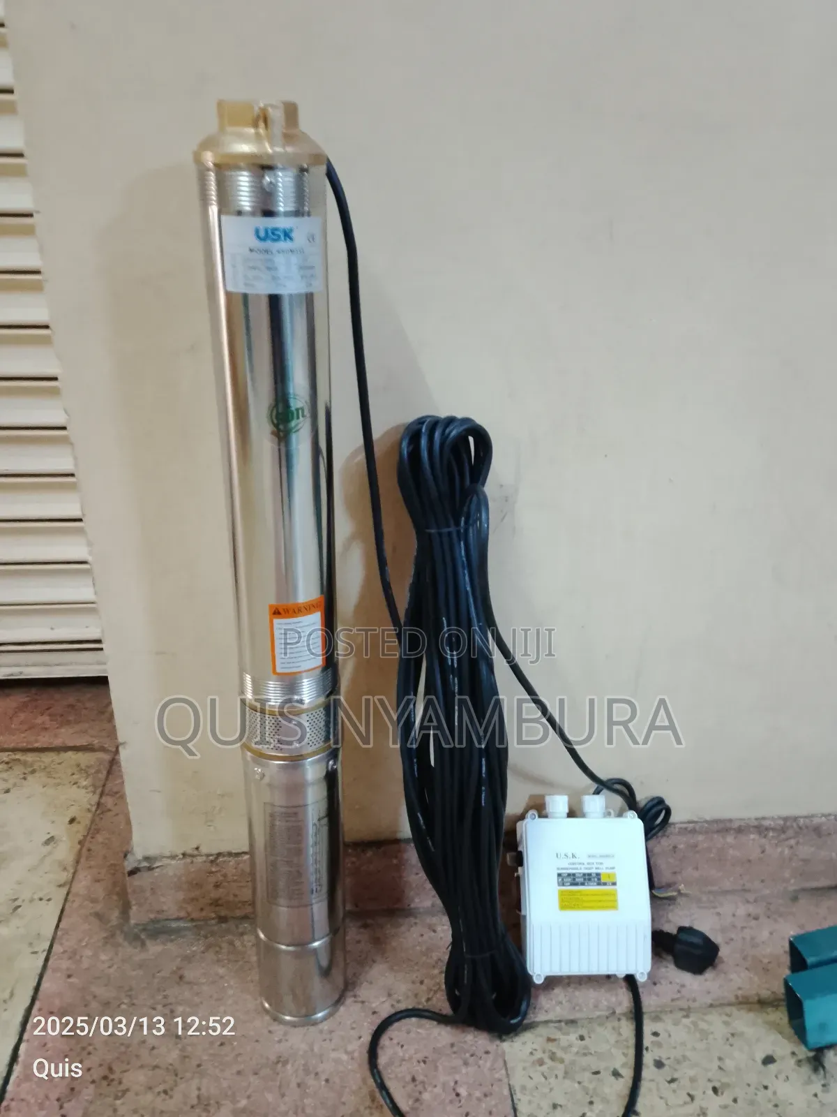Deep Well Pump Submersible Pump 1.0hp