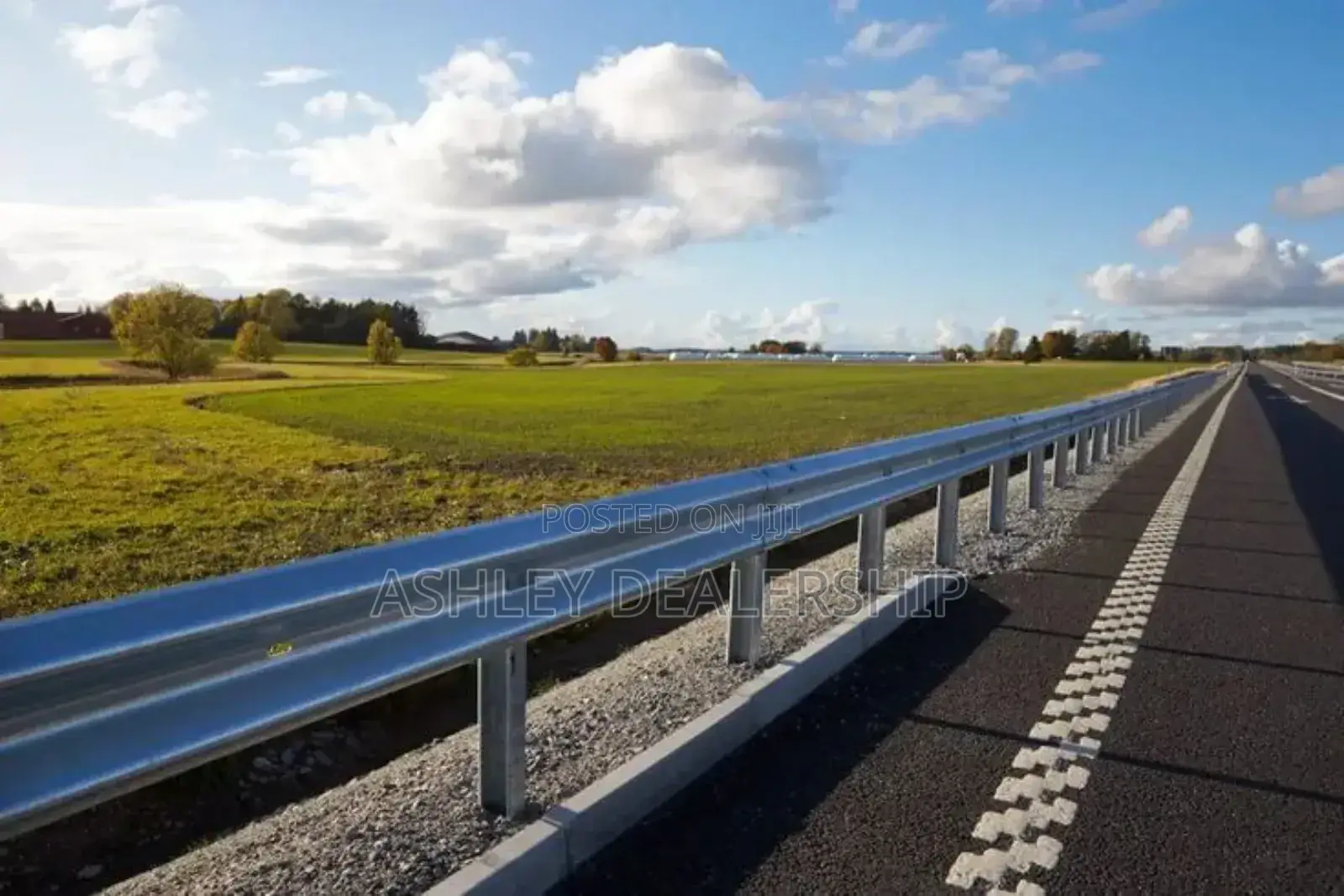 Galvanized Crash Barrier (Guardrail)