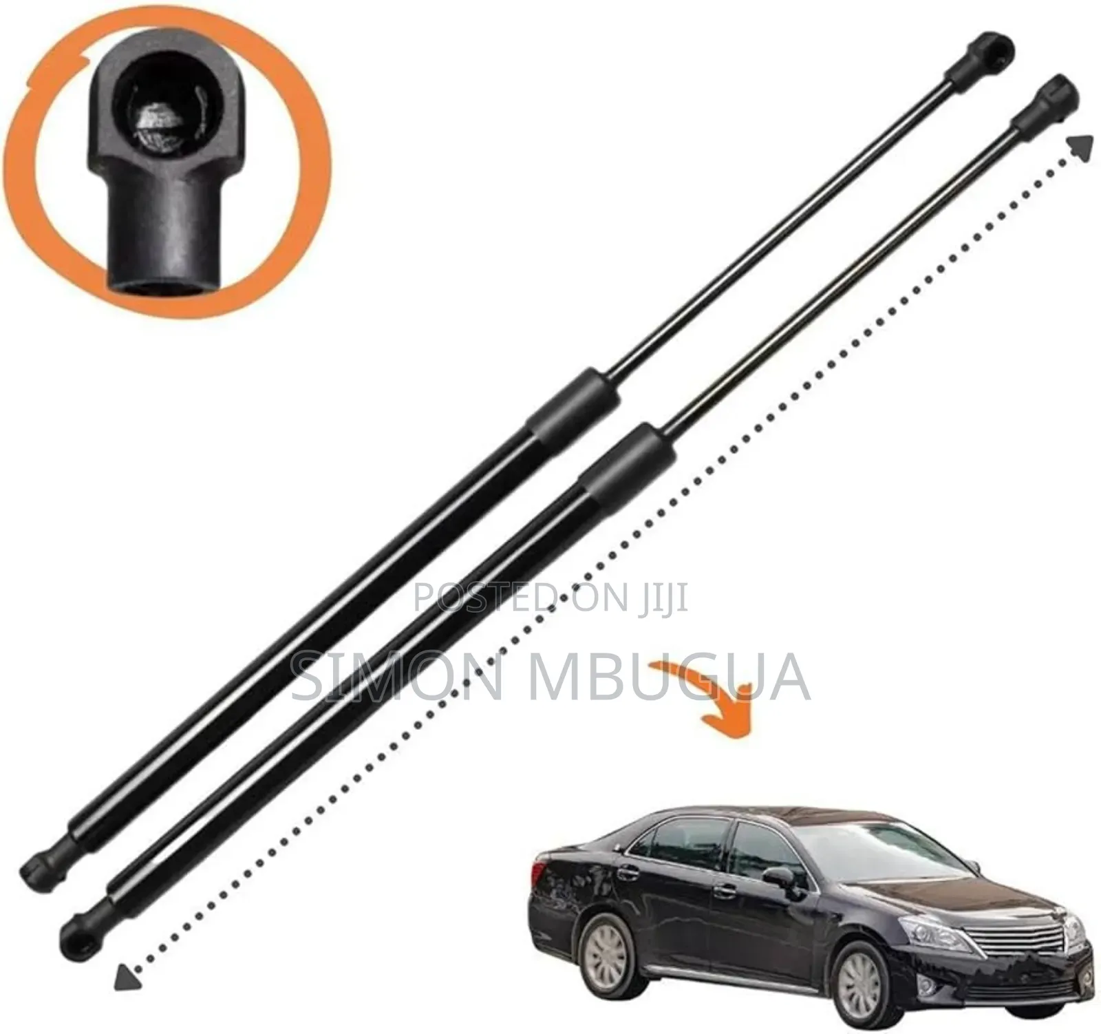 Toyota Crown 2005-2015 Bonnet Shocks/Struts