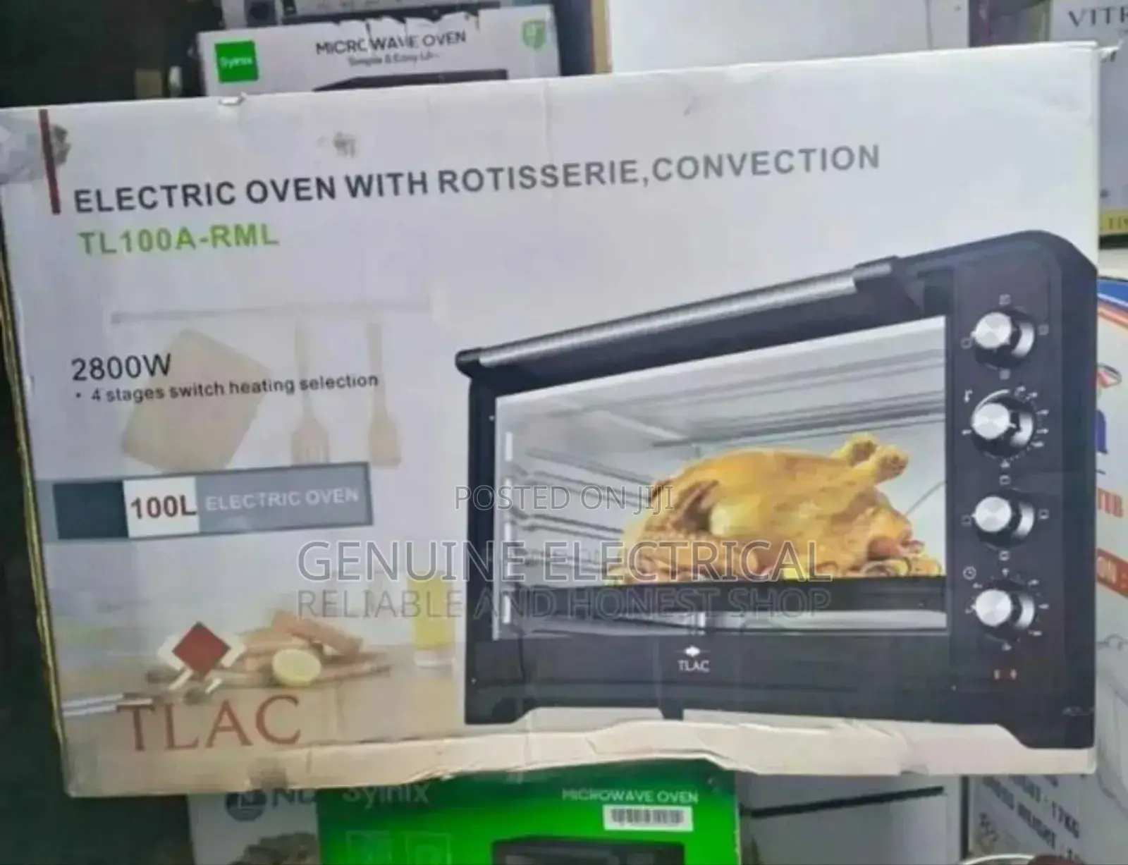 New 100litres Tlac Electric Oven