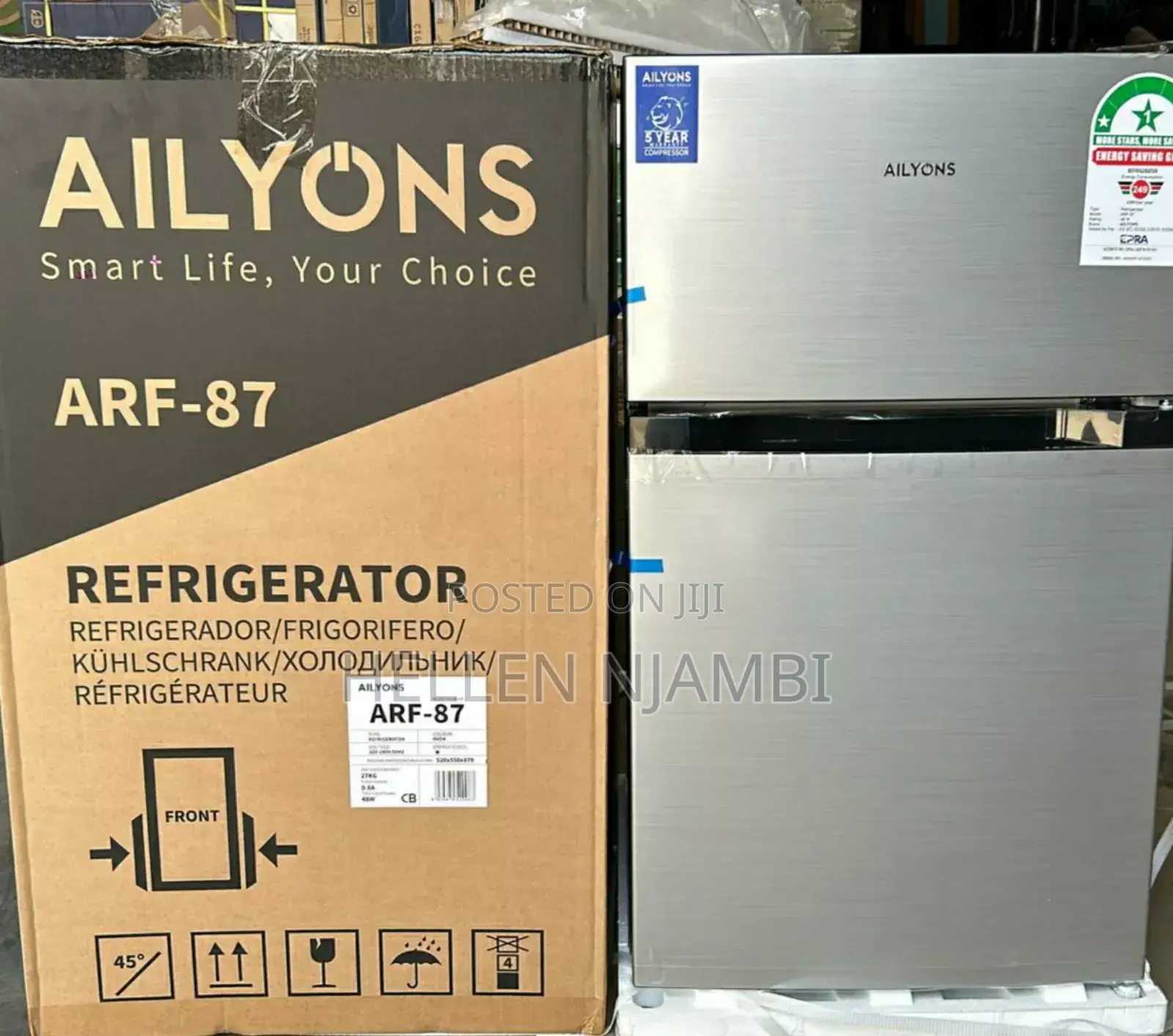 Double Door Ailyons Refrigerator 90 Litres