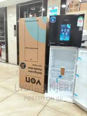 Brand New Von 182litres Double Door Fridge