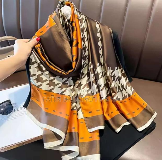 Vibrant Silk Scarf - main view