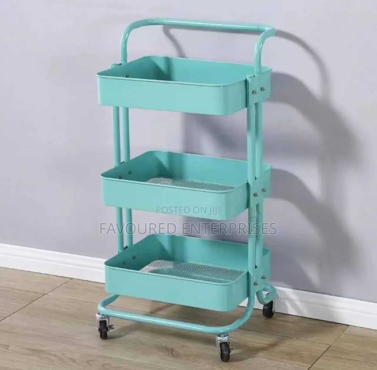*3-Tier Rolling Utility Cart,