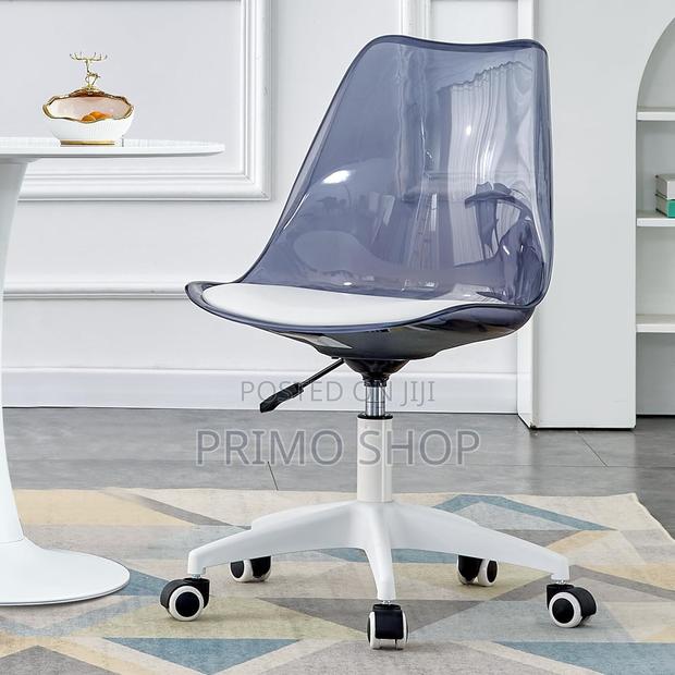 Modern Acrylic Office Chair - main view