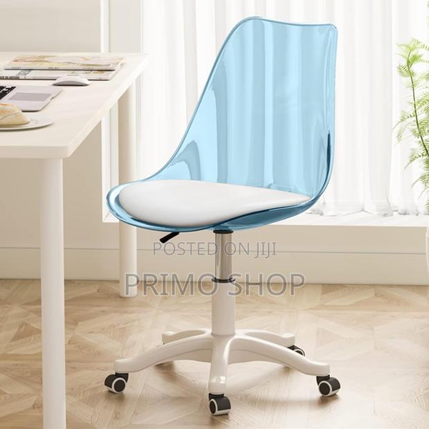 Modern Acrylic Office Chair - thumbnail 2