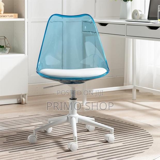 Modern Acrylic Office Chair - thumbnail 4
