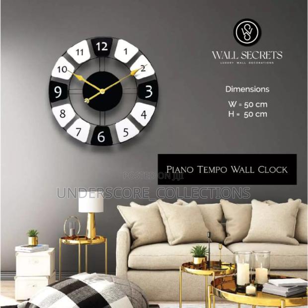 Piano Tempo Wall Clock - main view