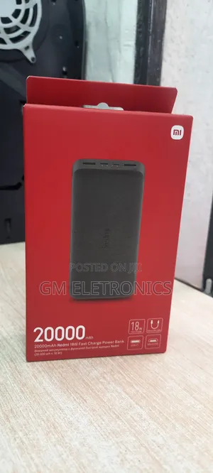 20000mah Redmi Powerbank 18w-Black.