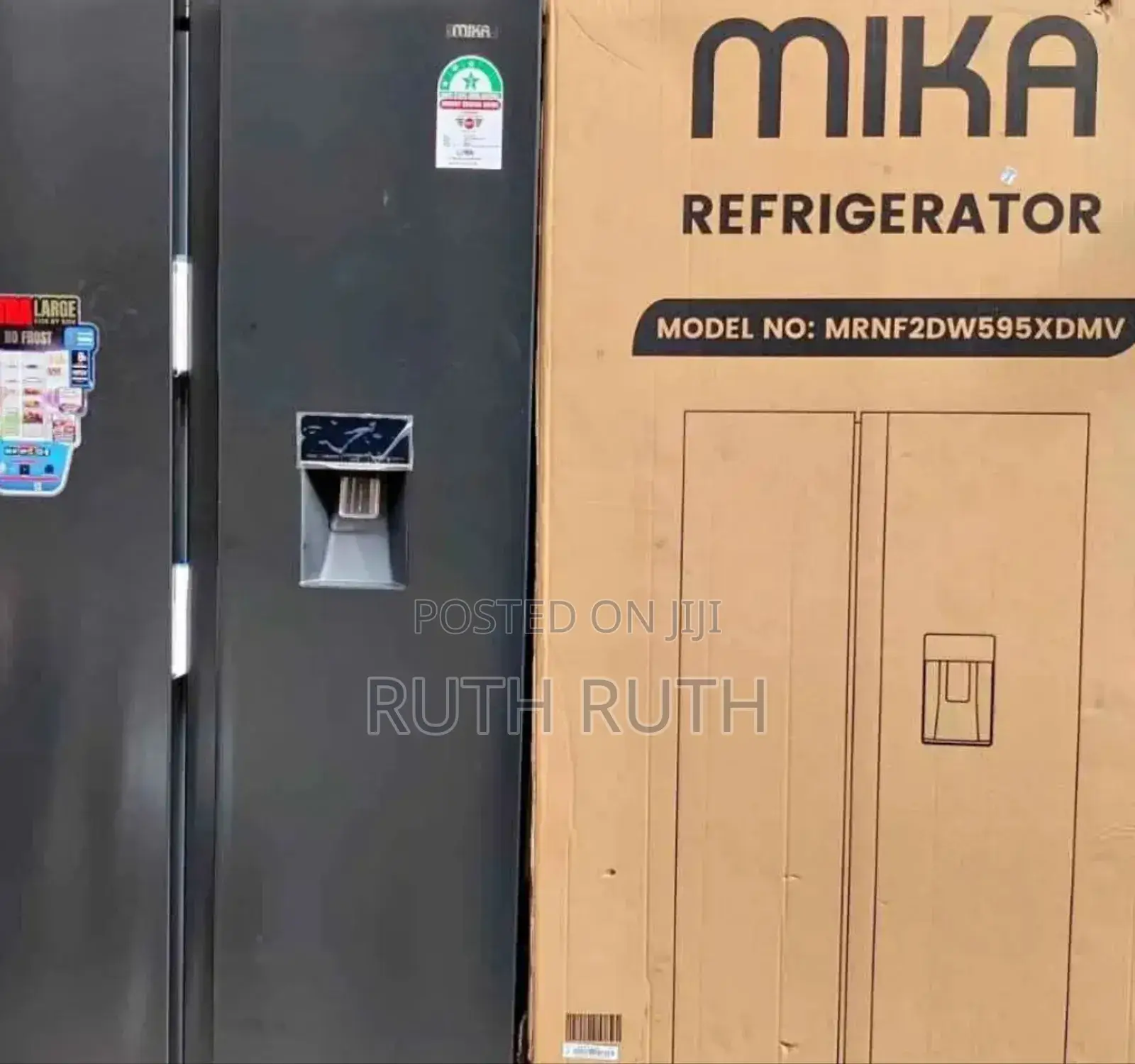 Mika 595 Litres Refrigerator Side by Side