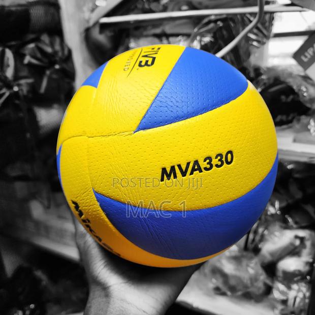 Mikasa Mva330 Official Fivb Approved Volleyball –Yellow/Blue - main view
