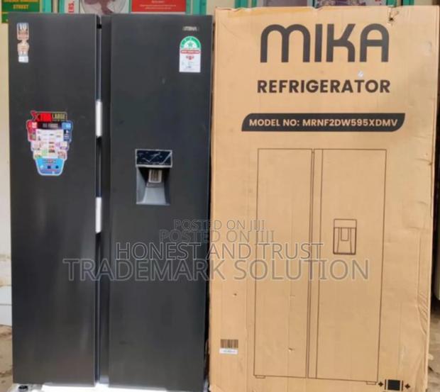 Side by Side Mika 595 Litres With Dispenser