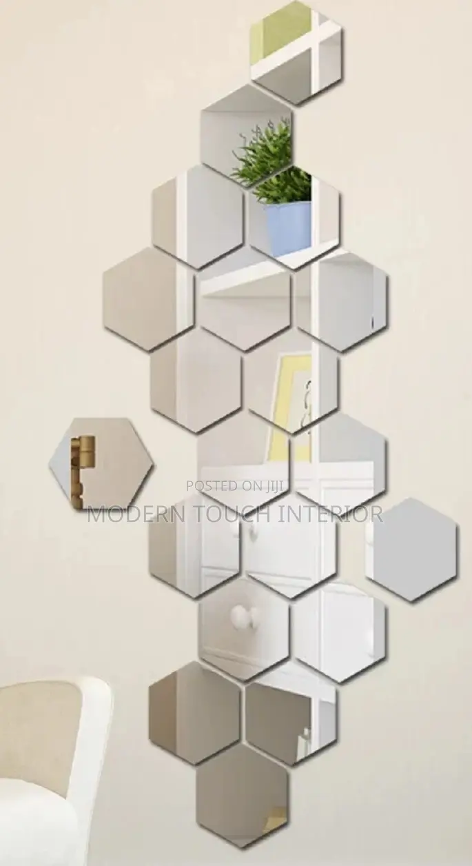 Acrylic Hexagon Mirror