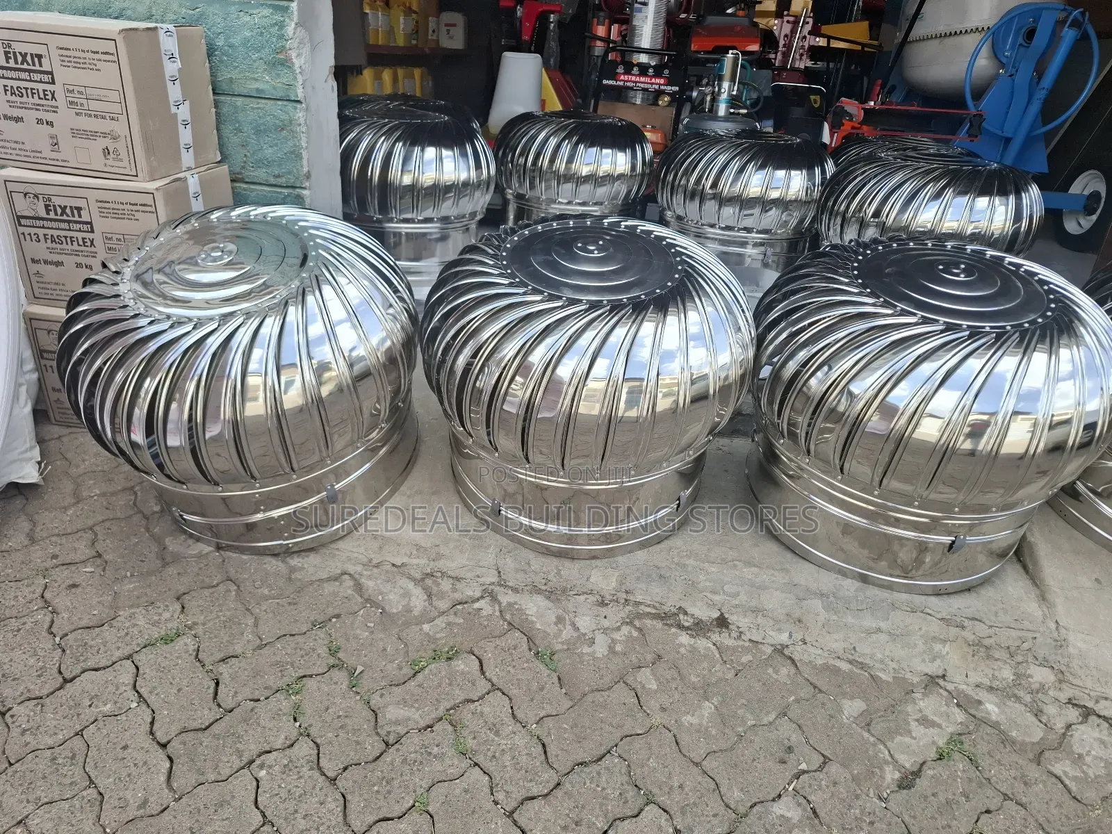 Industrial Roof No Power Self Driven Exhaust Fan-Cyclones