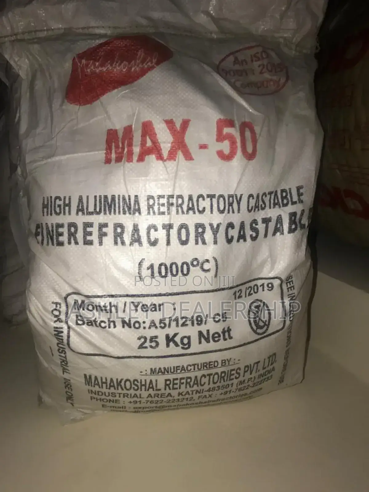 Firebrick Cement (High Aluminia)