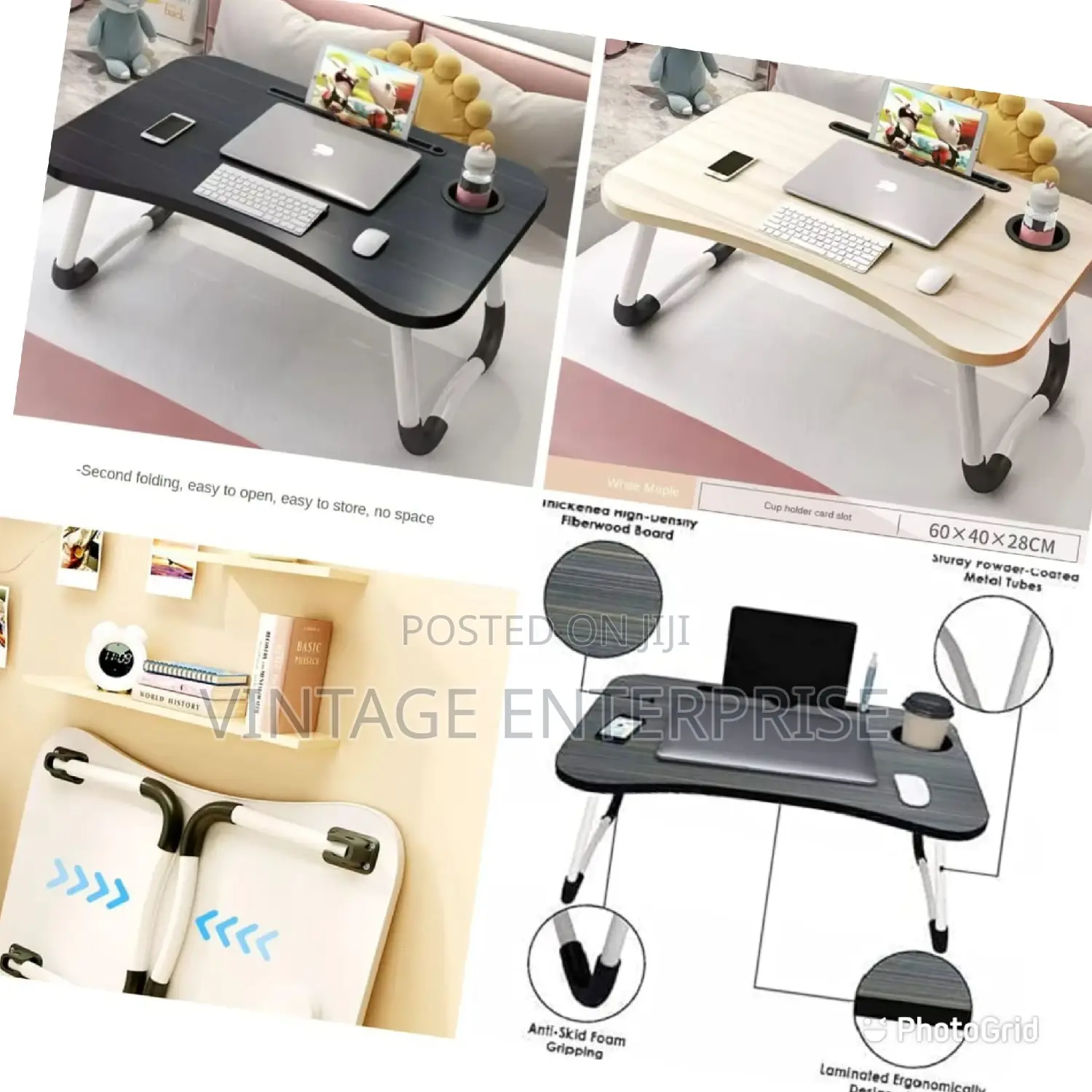 Foldable Breakfast Table / Study Laptop Table