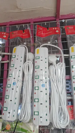 High Power Socket Extension Cable 6 Way 10 Metres