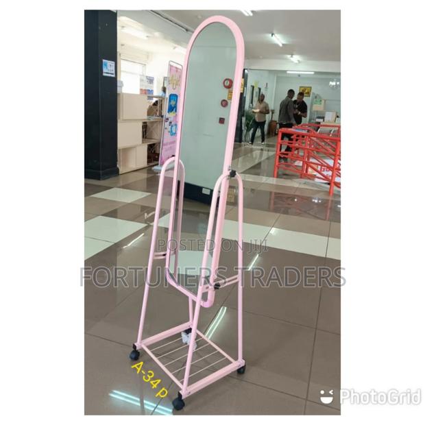 Dressing Mirror With Wheels and Shoes Rack*